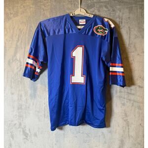 Vintage Florida Gators #1 Football Jersey In Zone USA Blue Mens Medium NCAA
